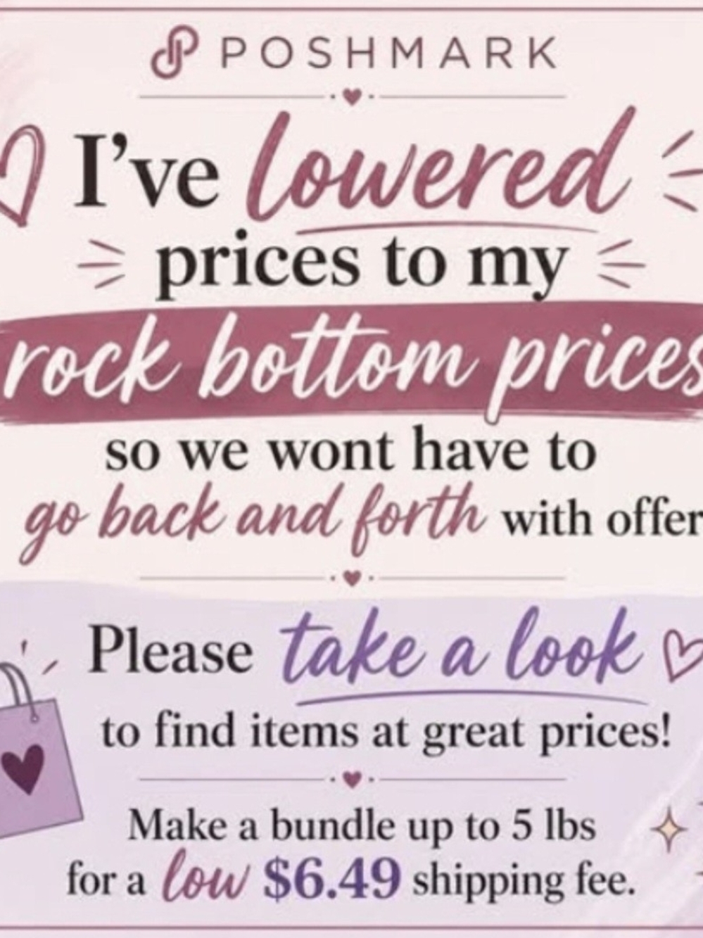Welcome to my Closet! Thanks for Taking Time to Look! I've Dropped Prices!